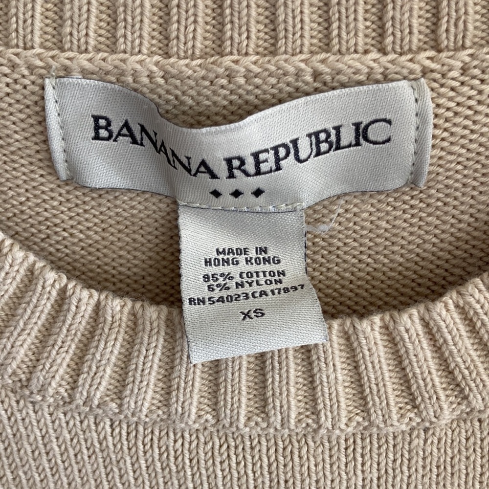 Banana Republic Women’s knit sweater cream size XS - Picture 2 of 8